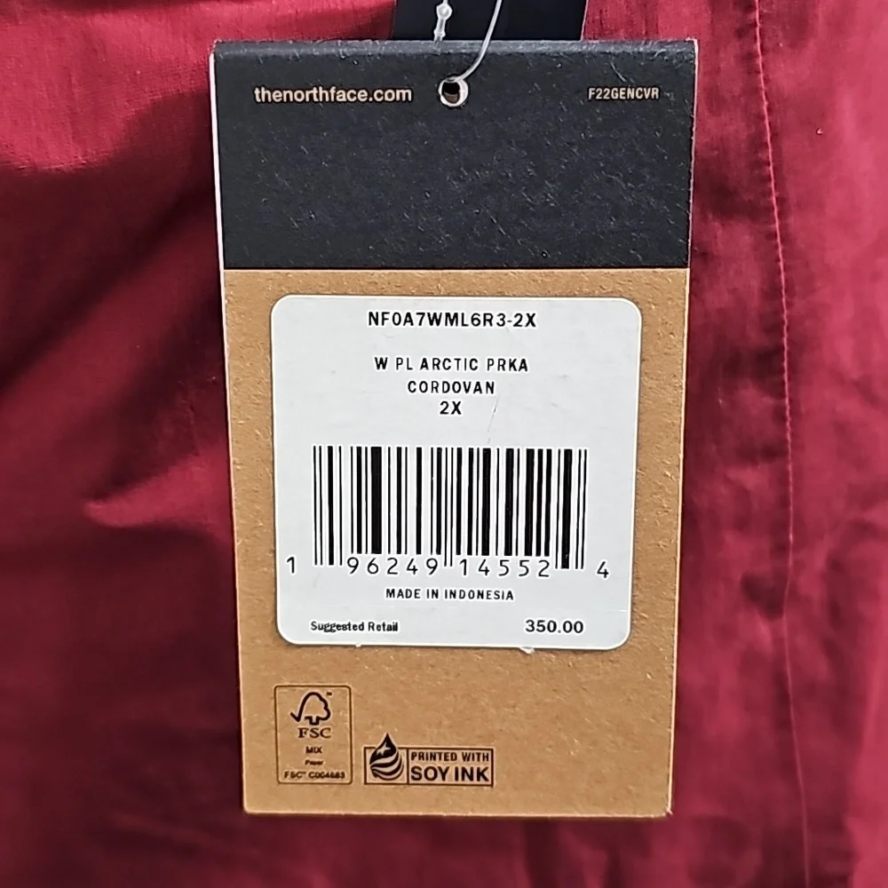 NWT The North Face Women's Arctic Parka Faux Fur Sz.2x - Picture 4 of 13